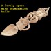 SPN-15: Kettle Bells Love Spoon Romantic Gift 